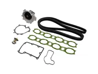 Kit de inserción de bomba de agua, correa y termostato Porsche 955 Cayenne S / turbo - 94810601104, 94810612303, 94810640101, 94811014501, 99919238050, 94810601103, 99610612570, 99610612571