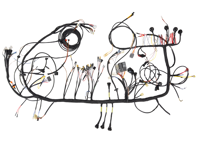 Mazo de cables principal (mazo de cables del maletero). Porsche 930 Turbo 1986 (volante a la izquierda) - 93061200202 - 930.612.002.02