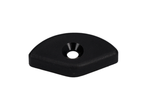 Pezzo angolare tetto cabriolet, nero. Porsche 911 1986-89 / 964 - 9115614550170B, 9115614560170B