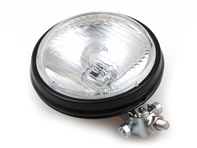 Additional headlamp high beam, Black. Porsche 911 1965-73 - 91163112100, 90163112101, 91163112110 - LTG11.1.100, LTG11.1.101, LTG111100, LTG111101