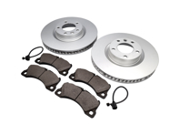 Pastiglie freno anteriori e pacchetto disco freno. Porsche Cayenne 958 - 95835140301, 95835140401, PAA698151, 95835193900, 95861236500, PAA698151BRE, 97035195901, PAF004571