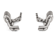 Akrapovic Evolution header set (Titanium). Porsche 911 (991.2) GT3 RS  2020 - 99111104782, 99111104882, 9A111302195, 9A1113021FX, 9A111302295, 9A1113022FX