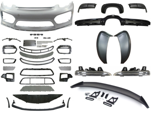 981 GT4 Look-ombouwset voor Porsche 981C Cayman / 981 Boxster - 981GT4KIT