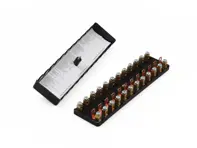 Fuse box with cover 12 pole front. Porsche 911 1965-68 - 90161280120, 90161207214 - ELE11.1.129