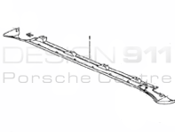 Plastica sotto il davanzale. Porsche 993 Carrera C2S / C4S / 993 Turbo - 9935591250001C, 9935591260001C, 9935591250301C, 9935591260301C