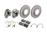 Kit pinza freno anteriore, disco e pastiglie freno. Porsche 944 / 944S 1984-89 - 94435142900, 94435143000, 477405083A, 477405083D, 91135104120, 94435195102, 94435195103, 94435195104, 477698155, 92835194200, 92835195100