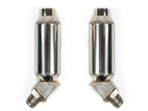 Universal 45 Degree O2 spacers with catalytic converters