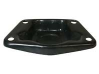 Torsion bar cover without hole, black. Porsche 356 - 113511225, 511201001, 64433315102, 64433715102, 8152250206 - 8152250206