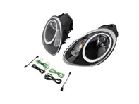 Scheinwerferprojektor XENON + AURORA LICHT. Porsche 987 05-08 SCHWARZE LINSE LHD - 987631012