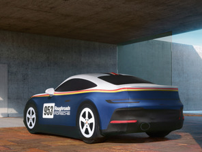 Indoor autohoes Rally Design hoes. Porsche 992 Dakar - 99204401209