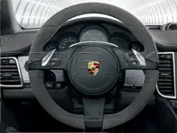Multi-function steering wheel in Alcantara. Porsche Panamera 2010>> - 97004440002, 970044400023, 970044400022
