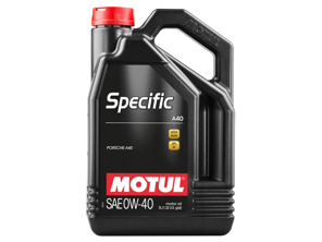 Huile moteur entièrement synthétique MOTUL SPECIFIC A40 0W-40 - Bouteille de 5 litres - 0W/40, 0W-40 - 112075
