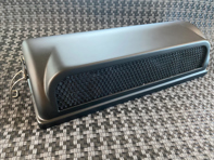 Coprifiltro aria in fibra di carbonio nero opaco (verniciato) con rete e stemma. Porsche 911 CIS 1973-83 - 91108012302, 93011018400, 91111018300 - CISaircleaner
