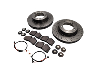 FRONT Brake Pads and Brake Disc Package for Porsche 993 C2/4 1994-97 - 99335104301, 99335104401, 99335193905