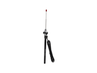Antenna, stile Hirschmann, cromata con manopola rossa. Porsche 356/911/914/924/944/964 - 64464500100 - 8300900200