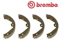 Handbrake shoes (set of 4). Porsche 958 Cayenne / 971.2 / Taycan - 95835292500, 9Y0698533AA, 9Y0698533B, 9Y0698533AB - S65505