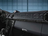 Modanatura decorativa della plancia in carbonio. Porsche 987 Boxster / 987C Cayman - 98704480026