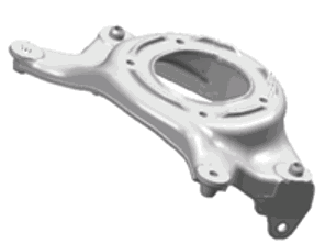 Shock absorber bracket. Porsche 95B Macan - 95B412383, 95B412384