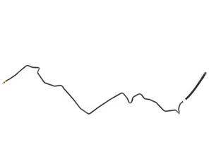 Línea de retorno de dirección asistida, centro. Porsche 997.2 - 99734743918, 99734743917, 99734743912, 99734743911