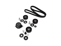 Full Pulley & Belt Kit - Tensioner, Idlers & Drive Belt - for Porsche 996 Carrera (Manual With Air Conditioning) 1998-2005 - 99610226050, 99710226000, 99710211800, 99610212552, 99610212553, 99610236550, 99610211958, 99610212752, 99610212754, 99610211756, 99610211757, 99610215164, 99610215166, 99610215168