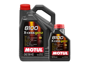 Huile moteur MOTUL 8100 X-CESS GEN2 5W-40 6 litres - 109776, 109774