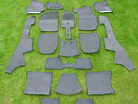 Ensemble de tapis intérieur. Porsche 911 1969-73