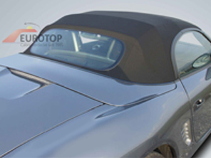 Cabriolet hood with heated rear screen. Porsche 987 Boxster - 98756190300/1, 98756190302A10, 98756190302C17, 98756190302G02