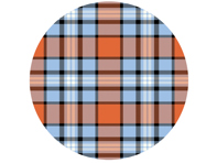 SOLM (Racing) polyviscose tartan fabric, inspiration: Le Mans, Ford GT, Porsche 917, Steve McQueen *SAMPLE*