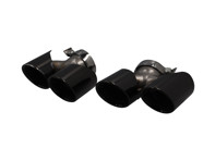 DesignTek Exhaust tail pipes in Black for Porsche 991.2 C2 / C4 3.0L - 992251187Q, 992251187AJ, 992251187AA, 992251188Q, 992251188AJ, 992251188AA, 992251187M, 992251187BA, 992251188M, 992251188BA, 992251188R, 992251187C, 992251187AS, 992251187AE, 992251188C, 992251188AS, 992251188AE, 992251187J, 992251187AT, 992251187AF, 992251188J, 992251188AT, 992251188AF