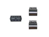 Exhaust Fitting Kit for 976 Panamera Slip-On Line Titanium Exhaust. Porsche 976 Panamera V8 - P-MF1051