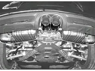 Impianto di scarico sportivo PSE con terminali di scarico. Porsche 981 Boxster / 981C Cayman - 98104420004, 98104420002