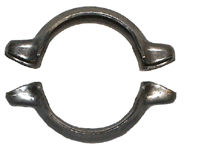 Cruce de escape sobre Abrazadera de tubo. Porsche 911 1975-89 - 91111118700, 93011118700 - 1621400210