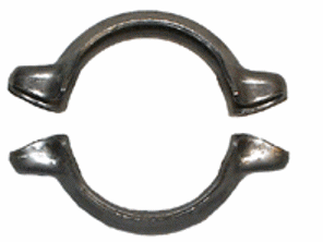 Auspuffkreuzung Rohrschelle. Porsche 911 1975-89 - 91111118700, 93011118700 - 1621400210