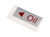 Decalcomania dello sportellino del bocchettone di rifornimento dell'olio. Porsche 911 - 91170110700 - 1601504000