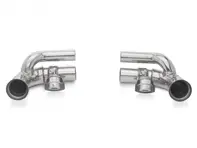 Silenziatore laterale scarico sportivo tubo dritto con valvole Porsche 997 GT3 e GT3 RS