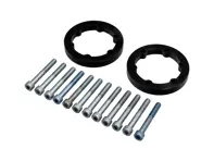 Kit d'entretoises de roue 10 mm pour essieu avant. Porsche 996/997 Turbo - bbi.996.501.0003
