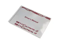 Fahrerhandbuch für Porsche 911 (964) Carrera 2/4, MY 91, in Englisch (UK) - WKD96402091