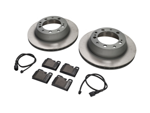 Paquete de pastillas de freno y discos de freno traseros Porsche 928 1978 Sebro - 94435204102, 94435204105, 92835295102, 94435295102, 92861231300, 92861231303