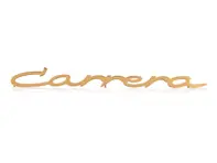 'CARRERA' Large gold badge. Porsche 356 A / 356 B T-5 / 356 B T-6 / 356 C - 64455932500