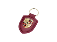 Crested Leather Keyring in Ruby Star Red – 'Driven by Dreams' | 75 Years of Porsche - WAP0503510RWSA