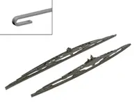 Front wiper blade set. Porsche 970 Panamera (RHD cars) - 97062890400, 3397001802, 801S