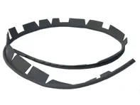 Front bumper to wing seal. Porsche 993 - 99350554300, 99350554400