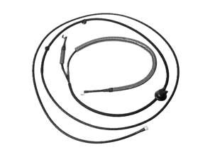 前轮清洗器软管。适用于 2018 款保时捷 Cayenne 9YA / 9YA.2 >> - 9Y0955744, 9Y0955744P