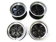 16 英寸 5343 款 Fuchs 款合金车轮（4 件套）7J 和 8J 适用于保时捷汽车 - 91136211500, 91136211700, 53430167023, 53430168010, 99936100054