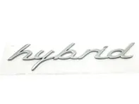 HYBRID - Emblema trasero cromado para Porsche 958 Cayenne MKIII - 95855967510, 958559675100C1