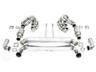 CARGRAPHIC GT Sport Exhaust System Backdate 740mm, With ID42 GT Manifold Set, Without Heating. Porsche 964 Carrera 2/4/RS - 96411104504, 96411104605, 96411104502, 96421103905, 96421103932, 96421104004