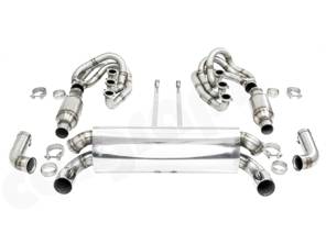 CARGRAPHIC GT Sport Exhaust System Backdate 740mm, With ID42 GT Manifold Set, Without Heating. Porsche 964 Carrera 2/4/RS - 96411104504, 96411104605, 96411104502, 96421103905, 96421103932, 96421104004