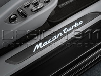 Side Sills Trims in Carbon with Logo, Illuminated. Porsche Macan - 95B04480100, 95B04480101, 95B04480102
