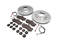 FRONT Brake Pads and Brake Disc Package. Porsche 997 GT3