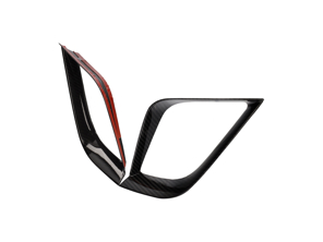 Frontstoßstangen-Einlassblenden aus Carbon 991.2 GTS - ML-ZDH111-MY